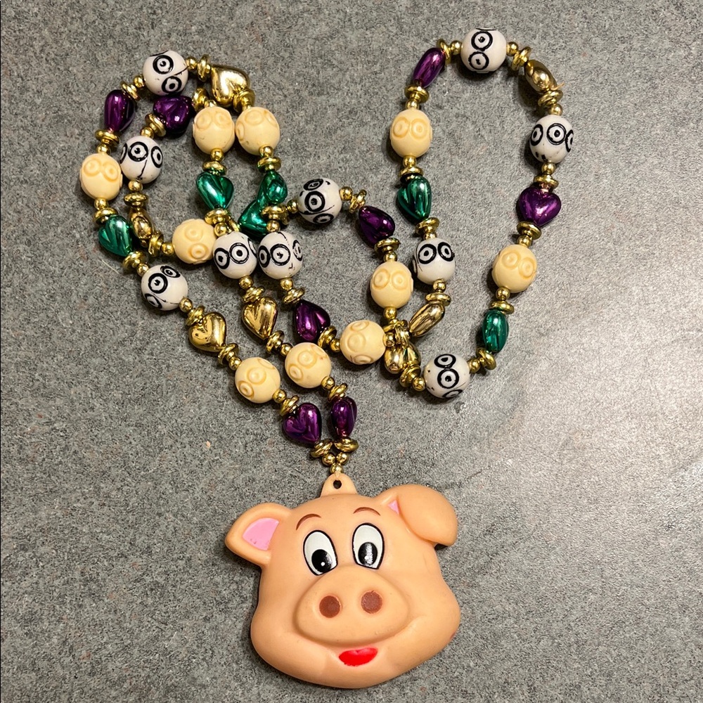 Mardi Gras Bead Necklace - Multicolor